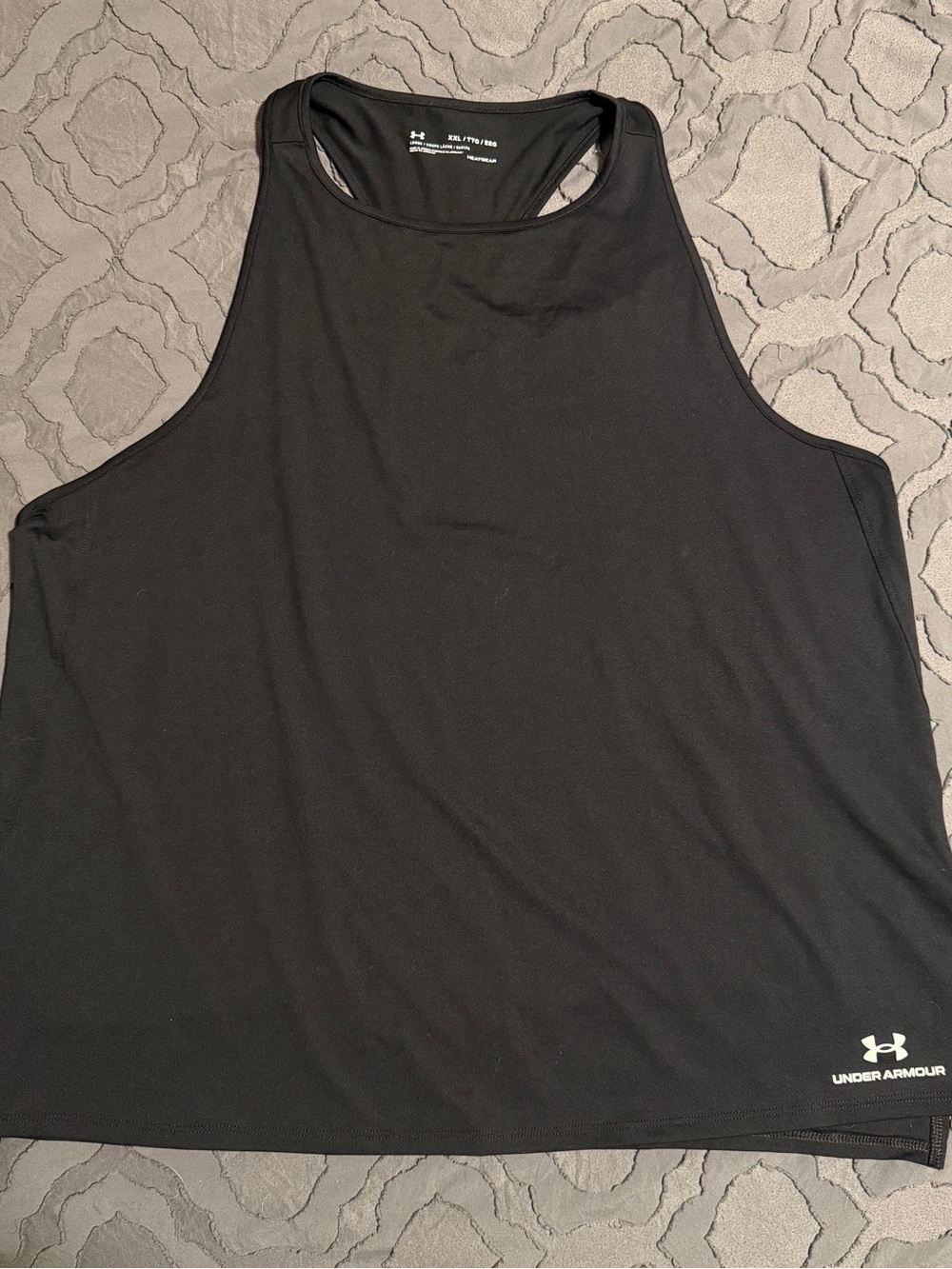 Women’s Under Armour Black Rush Racerback Tank, size xxl